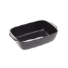 3S. x Home Plat rectangulaire 32x20cm gris anthracite en céramique Outlet