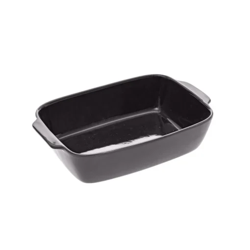 3S. x Home Plat rectangulaire 32x20cm gris anthracite en céramique Outlet