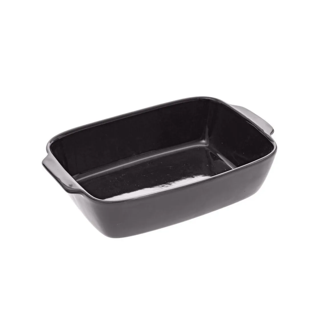 3S. x Home Plat rectangulaire 32x20cm gris anthracite en céramique Outlet