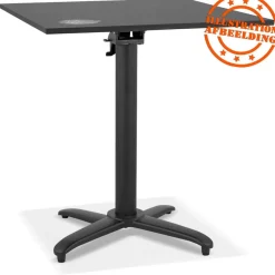 ALTEREGO Plateau de table 'LIMULE' noir carré Sale