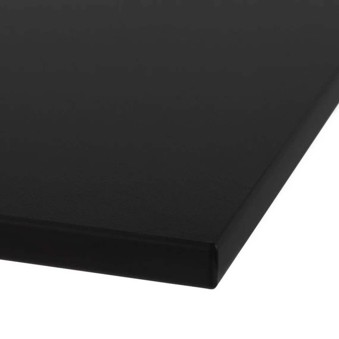 ALTEREGO Plateau de table 'PLANO' carré noir en résine compressée Sale