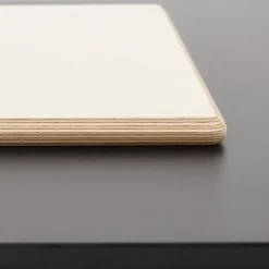 ALTEREGO Plateau de table 'PLANO' carré noir en résine compressée Sale