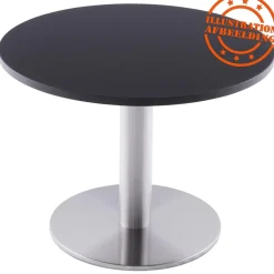 ALTEREGO Plateau de table 'RINGO' rond noir Clearance