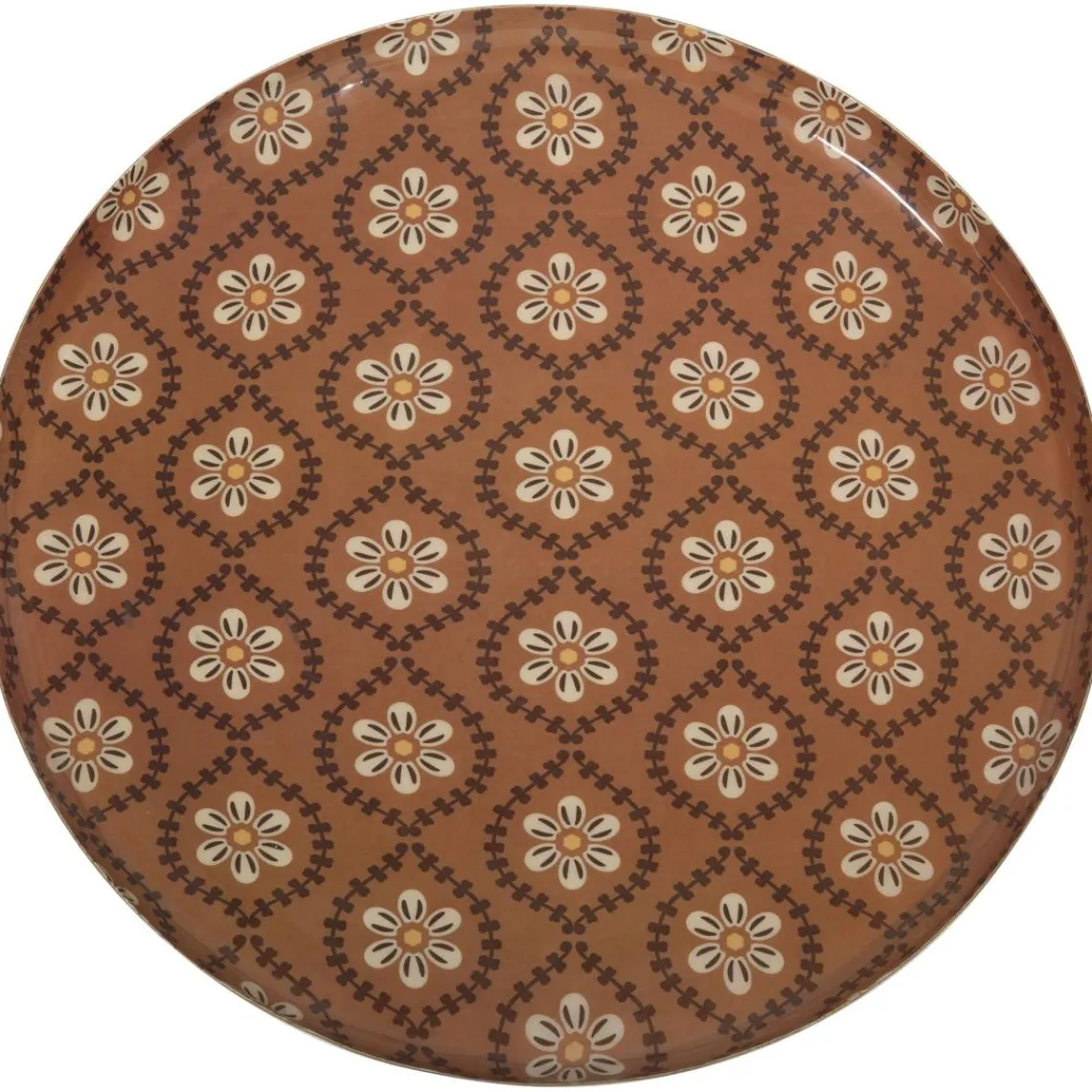 Becquet Plateau métal Soladisc Emaille Terra Hot