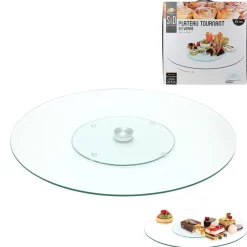 3S. x Home Plateau verre tournant 45cm WARREN