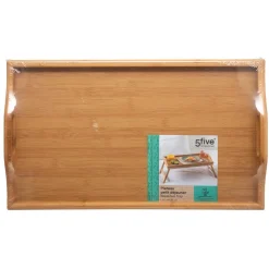 3S. x Home Plateau 51x38 cm avec pieds bambou New