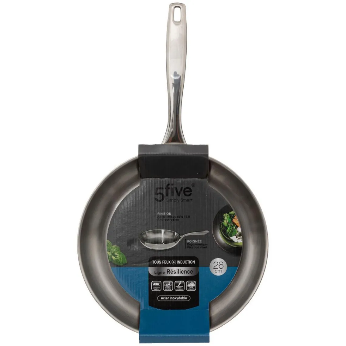 3S. x Home Poêle 26 cm Inox Résilience Online