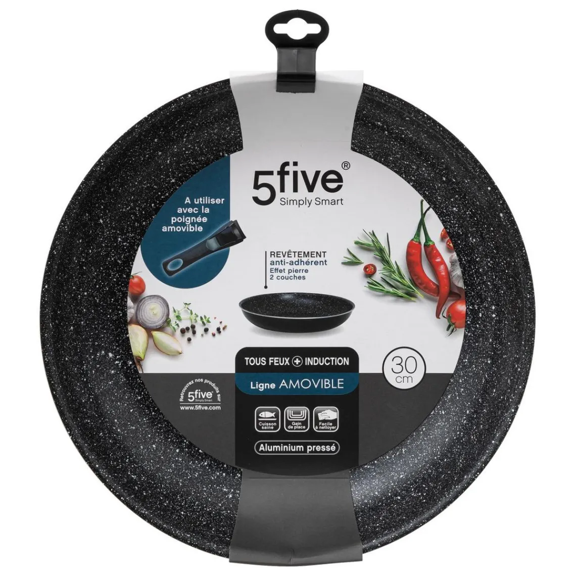 3S. x Home Poêle aluminium pressé amovible 30 cm Online