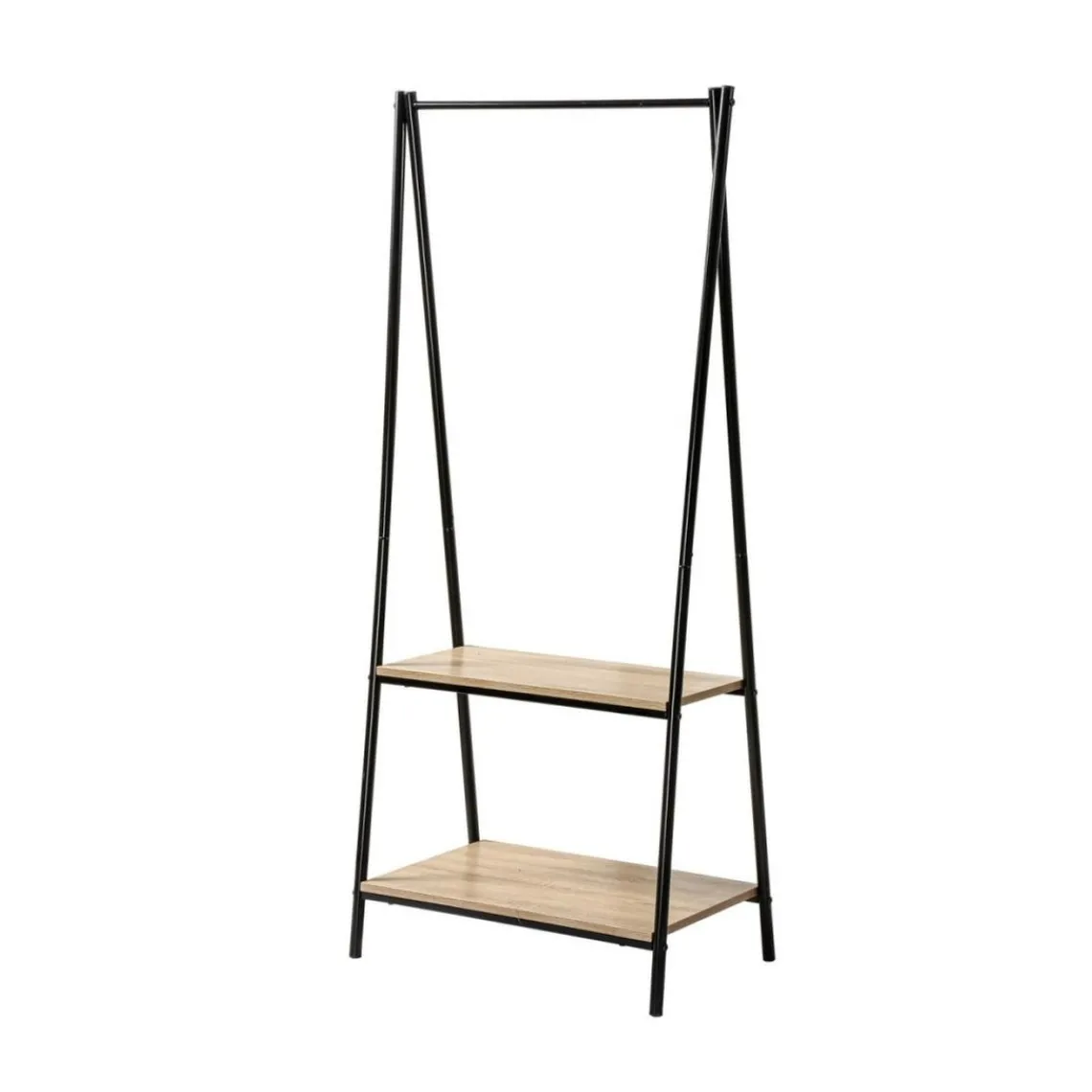 Calicosy Portant 2 étagères style industriel en Bois Beige Sale