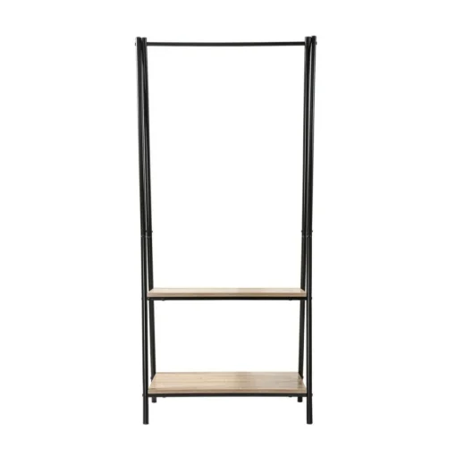 Calicosy Portant 2 étagères style industriel en Bois Beige Sale