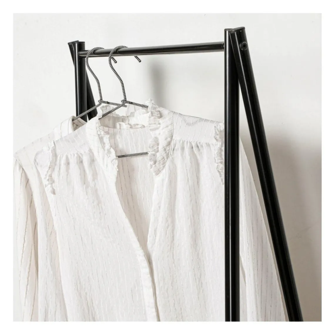 Calicosy Portant 2 étagères style industriel en Bois Beige Sale