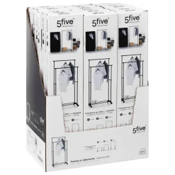 3S. x Home Portant à vêtement double à roulettes Outlet