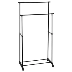 3S. x Home Portant à vêtement double à roulettes Outlet