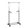 3S. x Home Portant en acier hauteur ajustable par poignée noir Discount