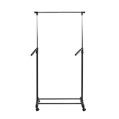 3S. x Home Portant en acier hauteur ajustable par poignée noir Discount