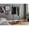 3S. x Home portant en tube d'acier époxy noir mat Sale
