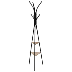 3S. x Home Porte manteau 6 crochets en métal et en bois Sale