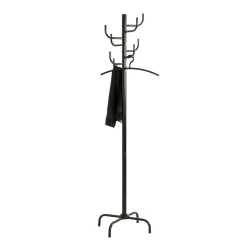 3S. x Home Porte manteau en métal noir avec 8 crochets Best