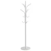 3S. x Home Porte manteau métal blanc et pied en marbre New