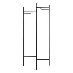 3S. x Home Porte manteau métal cintre laqué noir