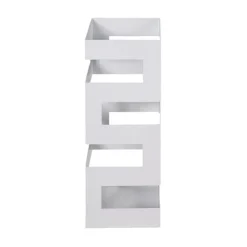 3S. x Home Porte parapluies graphique blanc en métal Best