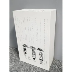 3S. x Home Porte parapluies métal blanc avec egouttoir plastique Best