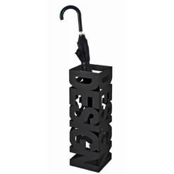 3S. x Home Porte parapluies noir Design en métal