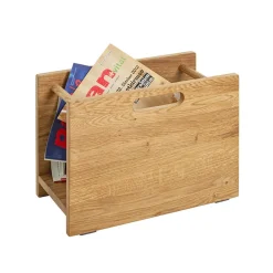 3S. x Home Porte revues en bois de chêne huilé Sale