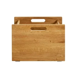 3S. x Home Porte revues en bois de chêne huilé Sale