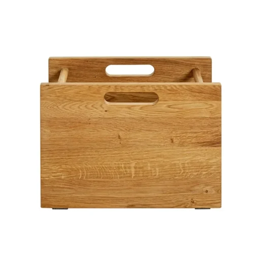 3S. x Home Porte revues en bois de chêne huilé Sale