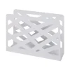 3S. x Home Porte revues en métal blanc laqué motifs losanges Online