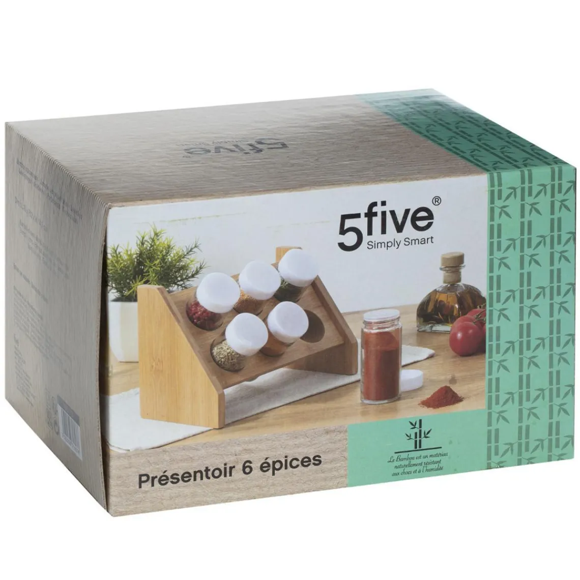 3S. x Home Pot d’épices en Bambou New