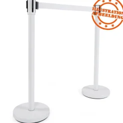 ALTEREGO Potelet 'ZIP' blanc à sangle pour files d'attente Online