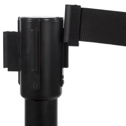 ALTEREGO Potelet 'ZIP' noir à sangle pour files d'attente Best