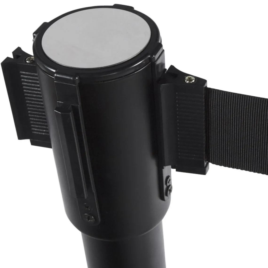 ALTEREGO Potelet 'ZIP' noir à sangle pour files d'attente Best