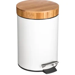 3S. x Home Poubelle à couvercle bambou 3L Sale