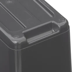 3S. x Home Poubelle 2 ouvertures plastique 45L gris New