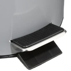 3S. x Home Poubelle grise en métal 3L New