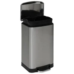 3S. x Home Poubelle 20L en inox New