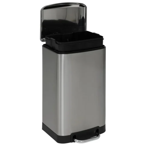 3S. x Home Poubelle 20L en inox New