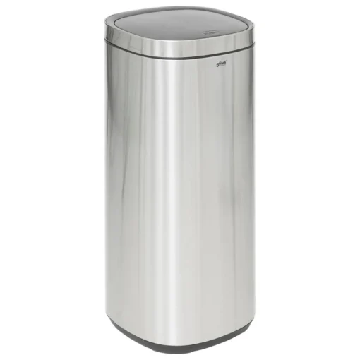 3S. x Home Poubelle 50L inox Push Gris Sale
