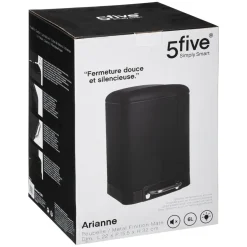 3S. x Home Poubelle noire Ariane 6Lvoir Clearance