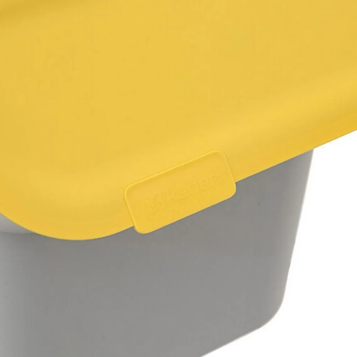 3S. x Home Poubelle plastique 20L - jaune Clearance
