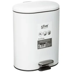 3S. x Home Poubelle Siliflex 6 L Blanc Outlet