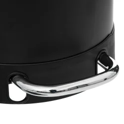 3S. x Home Poubelle slim à pédale 30L noir métal Hot