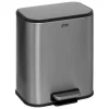 3S. x Home Poubelle Soft Close en inox finition mat 5L