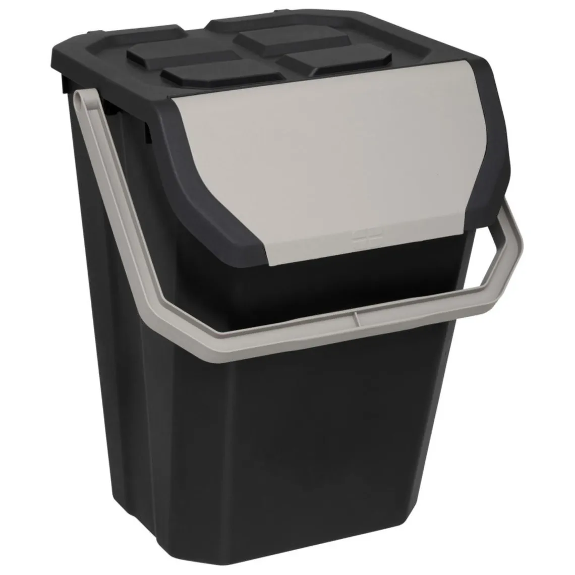 3S. x Home Poubelle tri en plastique 37L Online