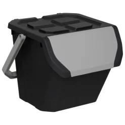 3S. x Home Poubelle tri en plastique 24L Online