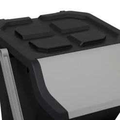 3S. x Home Poubelle tri en plastique 24L Online