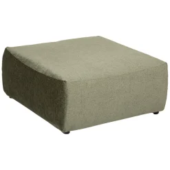 3S. x Home Pouf en velours vert cèdre Hot